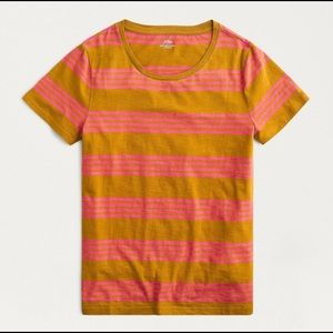 J. Crew Kara Stripe Vintage Cotton Crew